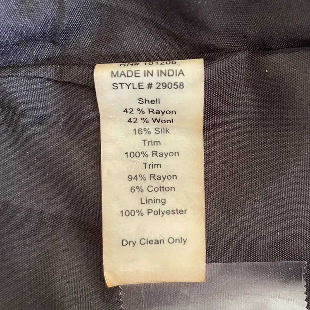 Soft Surroundings Colorful Patchwork Blazer Size … - image 6